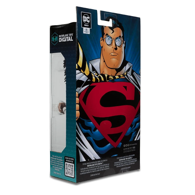 DC Direct Superman (Our Worlds at War) Figure d'action de 7 pouces avec McFarlane Toys Digital Collectible