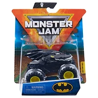 Monster Jam, Monster truck Batman officiel, véhicule en métal moulé, série Heros et Villians, échelle 1:64