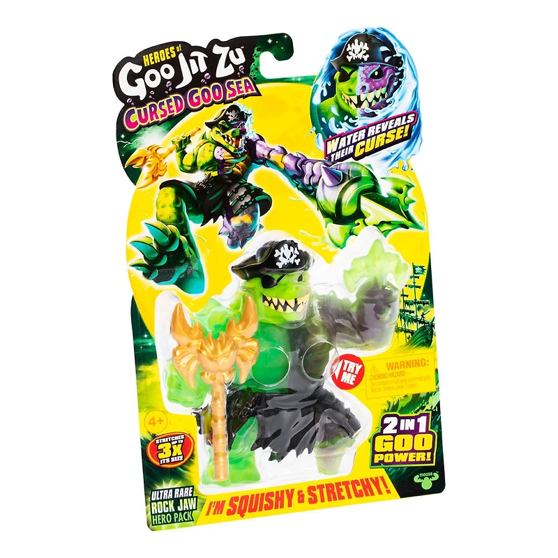 Héros De Goo Jit Zu Maudit Goo Sea Hero Pk Rare Rockjaw