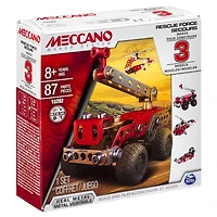 Meccano-Erector - Multimodels - Coffret Secours 3 modèles