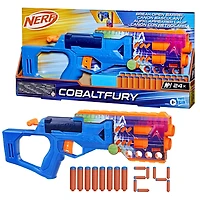 Nerf N Series Cobaltfury, blaster à fléchettes, 24 fléchettes Nerf N Series N1 officielles - Notre exclusivité