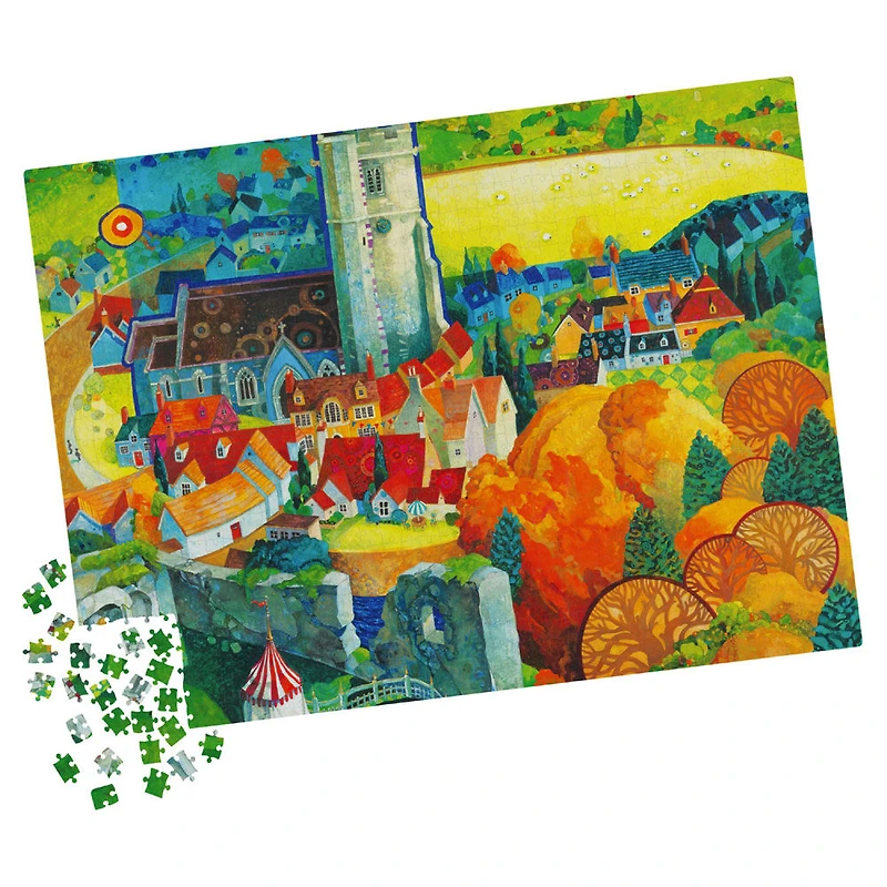 Big Ben, Puzzle de 1 000 pièces, Village de Corfe Castle, Dorset