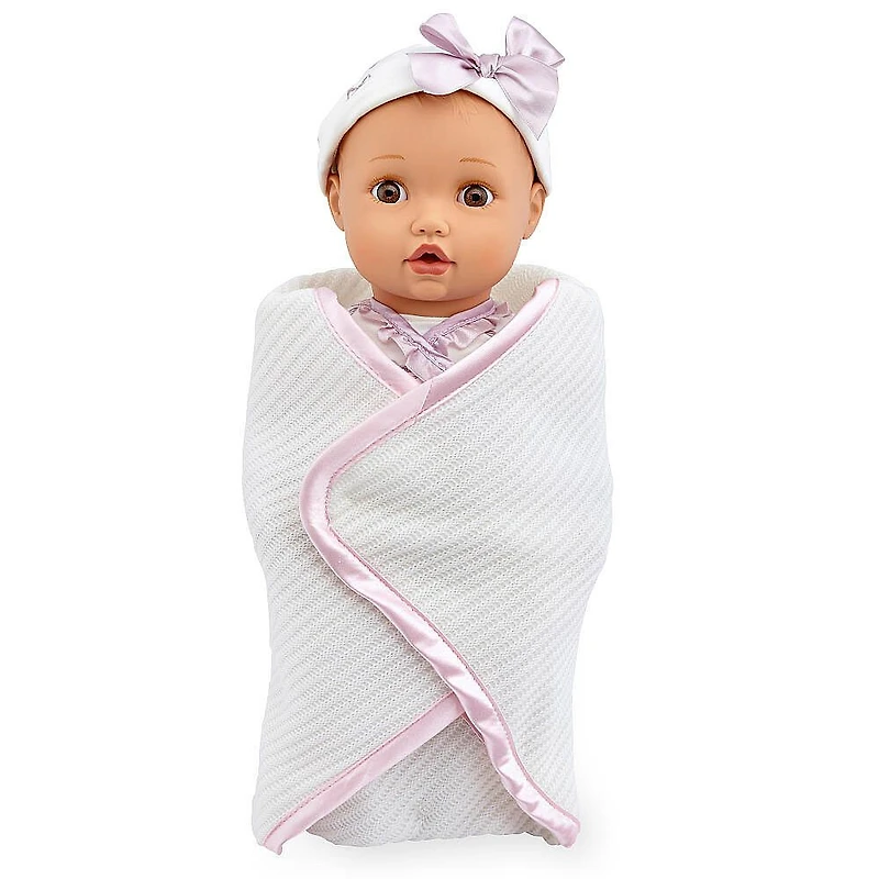 Baby So Sweet by You & Me - 16 inch Nursery Doll - Brunette with Brown Eyes