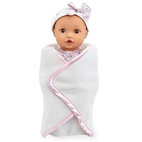 Baby So Sweet by You & Me - 16 inch Nursery Doll - Brunette with Brown Eyes