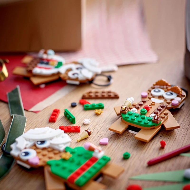 LEGO Ornements en pain d'épices Décoration de Noël 40642