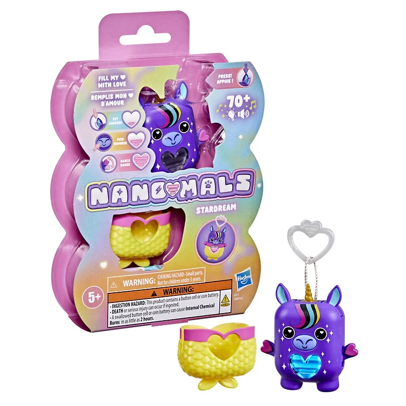 Hasbro Nano-mals Stardream la licorne, compagnon électronique