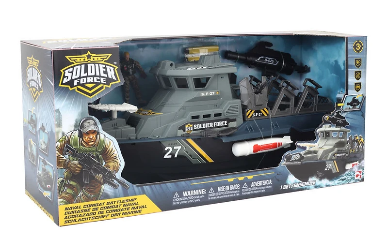 Soldier Force Naval Combat Battleship Playset - R Exclusive