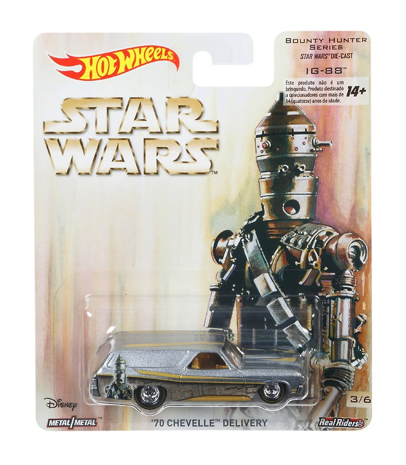 Hot Wheels - Star Wars - Véhicule '70 Chevelle Delivery - IG-88