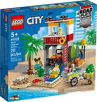 LEGO City Le poste de secours de la plage 60328 Ensemble de construction (211 pièces)