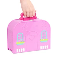 Li'l Woodzeez, Travel Suitcase Bedroom Playset in Carry Case