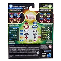 Beyblade Burst QuadDrive, Pack de 2 toupies de compétition Salvage Valtryek Rashad V7 et Gilded Nemesis N7