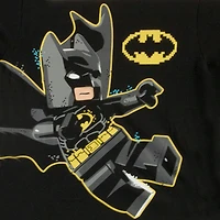 T-shirt à manches courtes Lego Batman noir