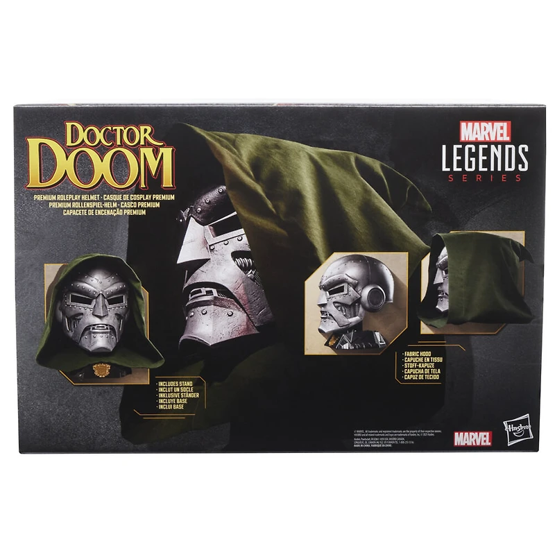 Marvel Legends Series casque de cosplay premium de Doctor Doom