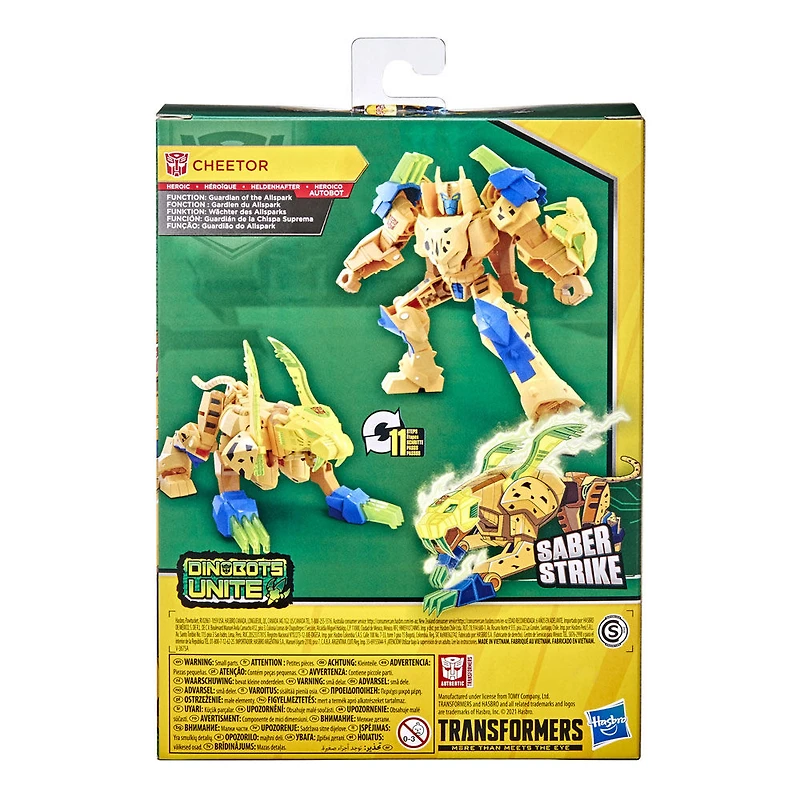 Transformers Bumblebee Cyberverse Adventures, figurine Cheetor de 12,5 cm, classe Deluxe