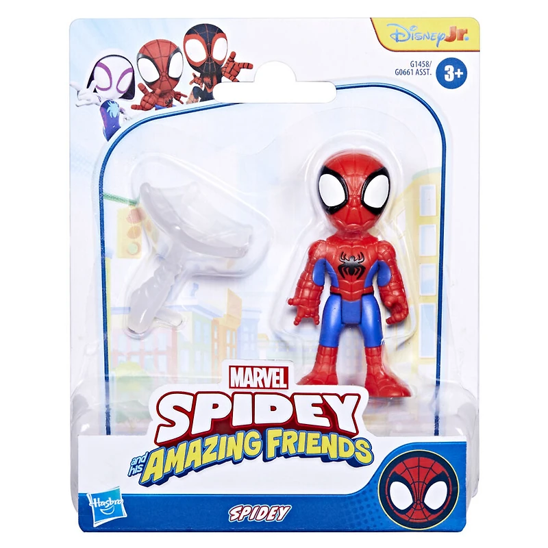 Marvel Spidey et ses Amis Extraordinaires, figurine Spidey avec accessoire