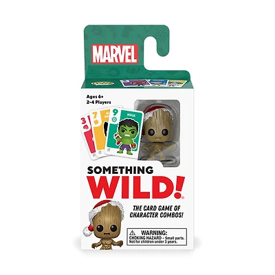 Funko Games Something Wild! Marvel - Holiday Baby Groot Card Game - English Edition