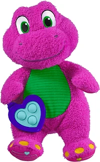 Jouet sensoriel en peluche Le monde de Barney de Fisher-Price avec activités d'éveil pour les tout-petits