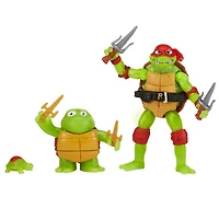 Les Tortues Ninja Mutantes: Mutant Mayhem Making of a Turtle 3Pk Figure Raphael Bundle - Notre exclusivité