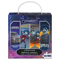 Disney Onward 4-Pack of Puzzles