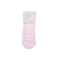 Chloe + Ethan - Toddler Socks, Pink Polka Dots