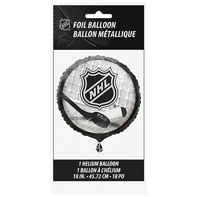 Ballon aluminium rond, 18 " - NHL Fans