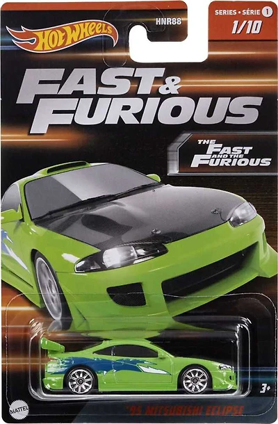 Hot Wheels Véhicule Fast & Furious 95 Mitsubishi Eclipse