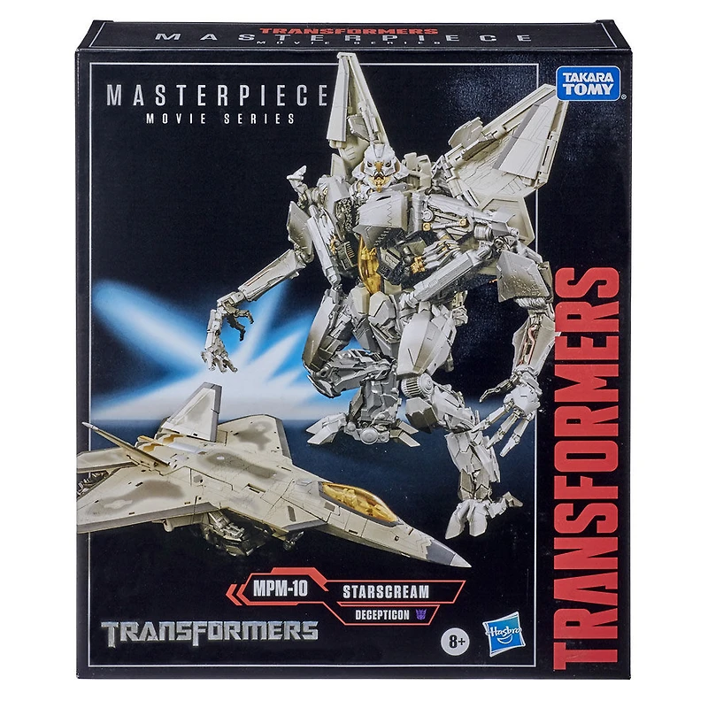 Transformers Movie Masterpiece, figurine Starscream de collection, série MPM-10, du film original Transformers - Édition anglaise - Notre exclusivité