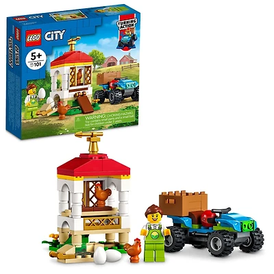 LEGO City Le poulailler 60344 Ensemble de construction (101 pièces)