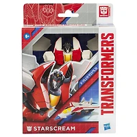 Transformers Authentics, figurine articulée Starscream de 17,5 cm, robot pour enfants, à partir de 6 ans