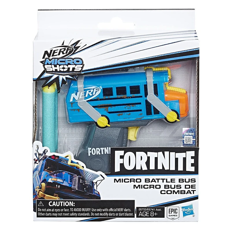 Blaster Fortnite Micro bus de combat Nerf MicroShots