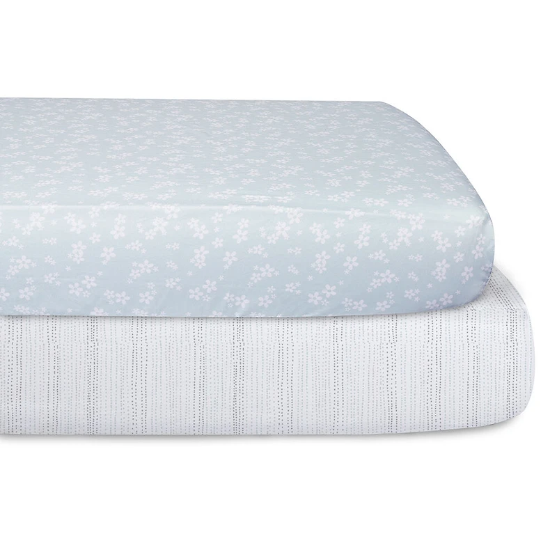 Baby's First by Nemcor 8 Piece Nursery Crib Bedding Set, Butterfly Wishes