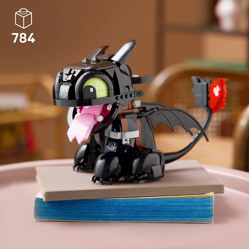 LEGO Icons Dragons : Krokmou, Ensemble de Construction et de Modèle pour Adultes 10375