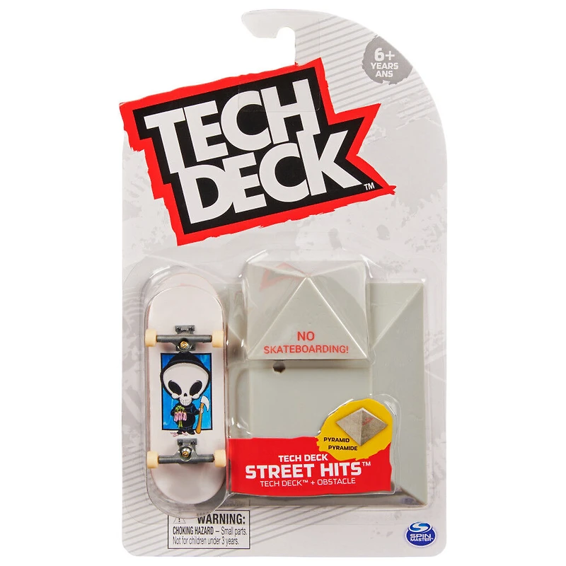 Tech Deck, Street Hits, Fingerboard Blind Skateboards avec rampe pyramide