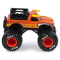 Monster Jam, Monster truck El Toro Loco officiel, véhicule en métal moulé, série Ride Trucks, échelle 1:64
