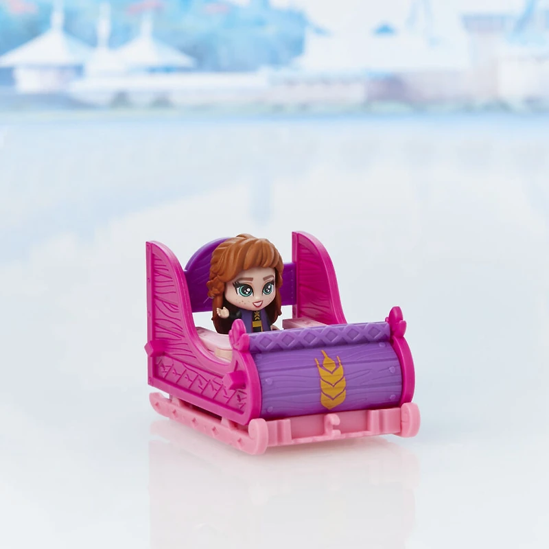 Disney's Frozen 2 Twirlabouts Series 1 Anna Sled to Shop Playset