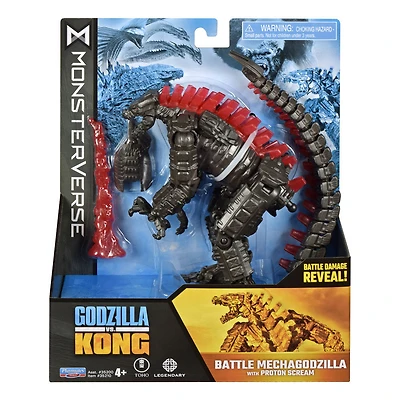 Godzilla x Kong - Figurine de 6 pouces - Combattre Mechagodzilla avec le cri de proton