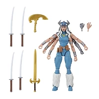 Marvel Legends Series X-Men, figurine articulée Marvel's Spiral classique de 15 cm, 8 accessoires