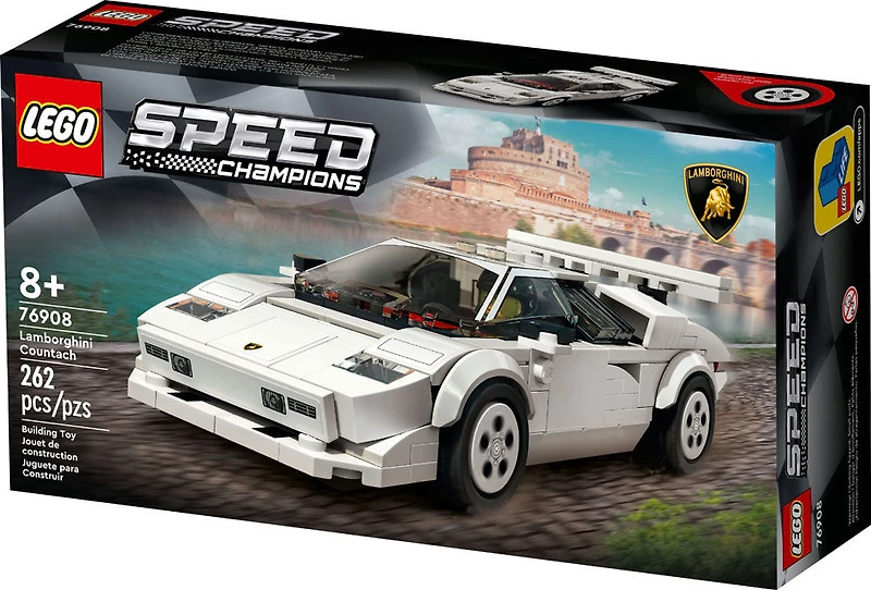 LEGO Speed Champions Lamborghini Countach 76908 Ensemble de construction (262 pièces)