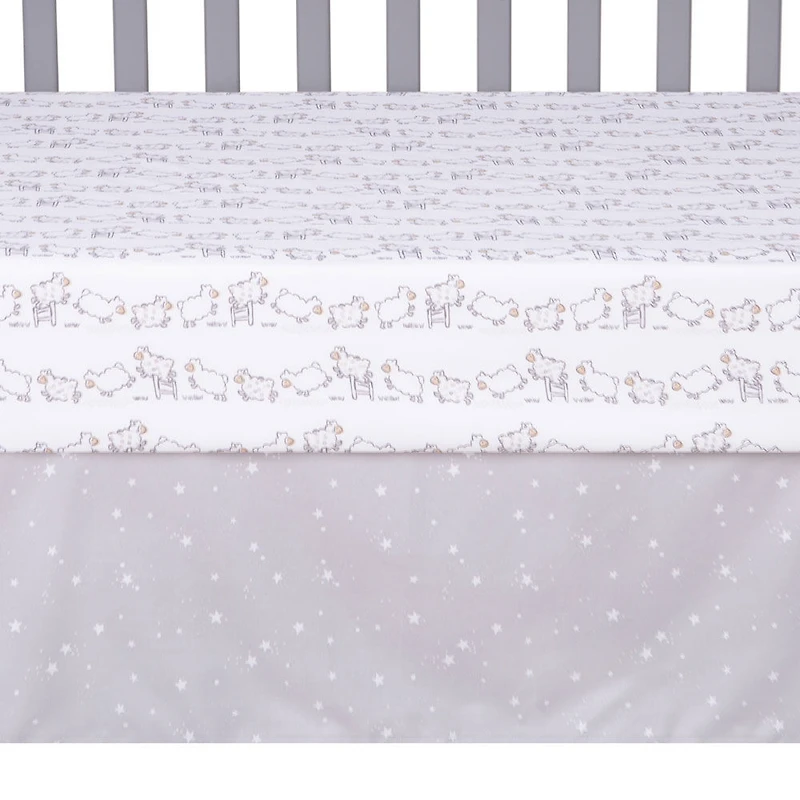 Ensemble 4 Pièces De Literie Pour Berceau Mouton Somnolent