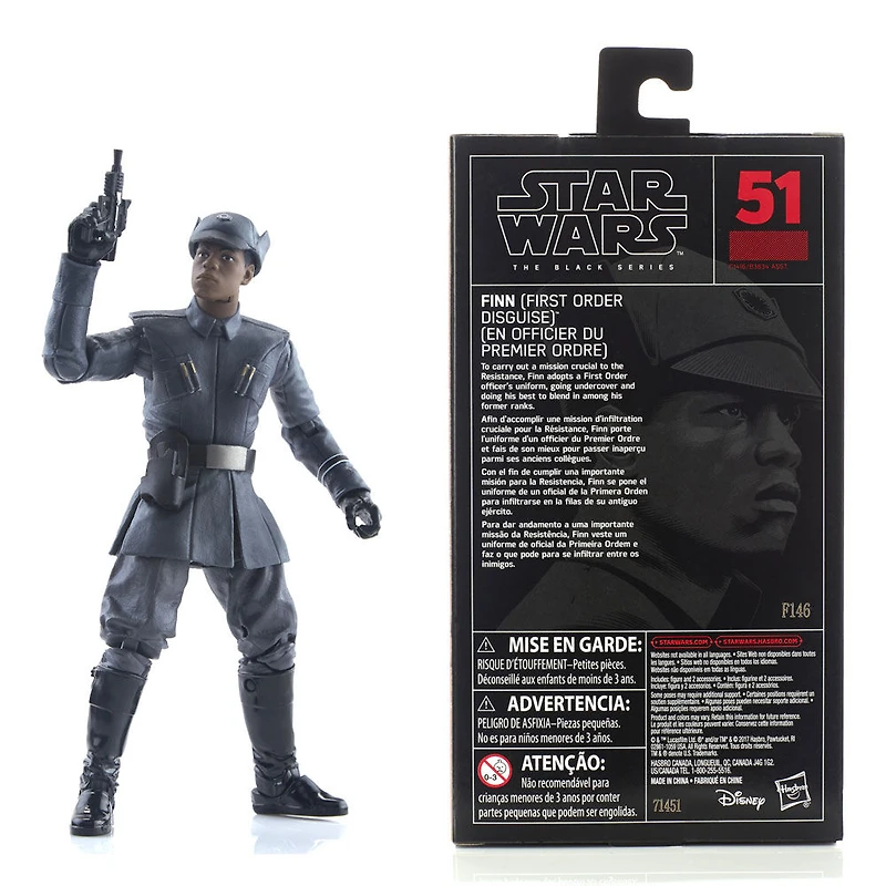 Star Wars Série noire - Figurine Finn (En officier du Premier Ordre)