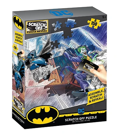 Scratch Off: DC Universe- Batman et Joker Scratch Puzzle 150 p