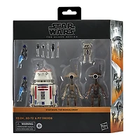 Star Wars The Black Series R5-D4, BD-72 & Pit Droids, Star Wars: The Mandalorian Collectible 6 Inch Action Figure 4-Pack