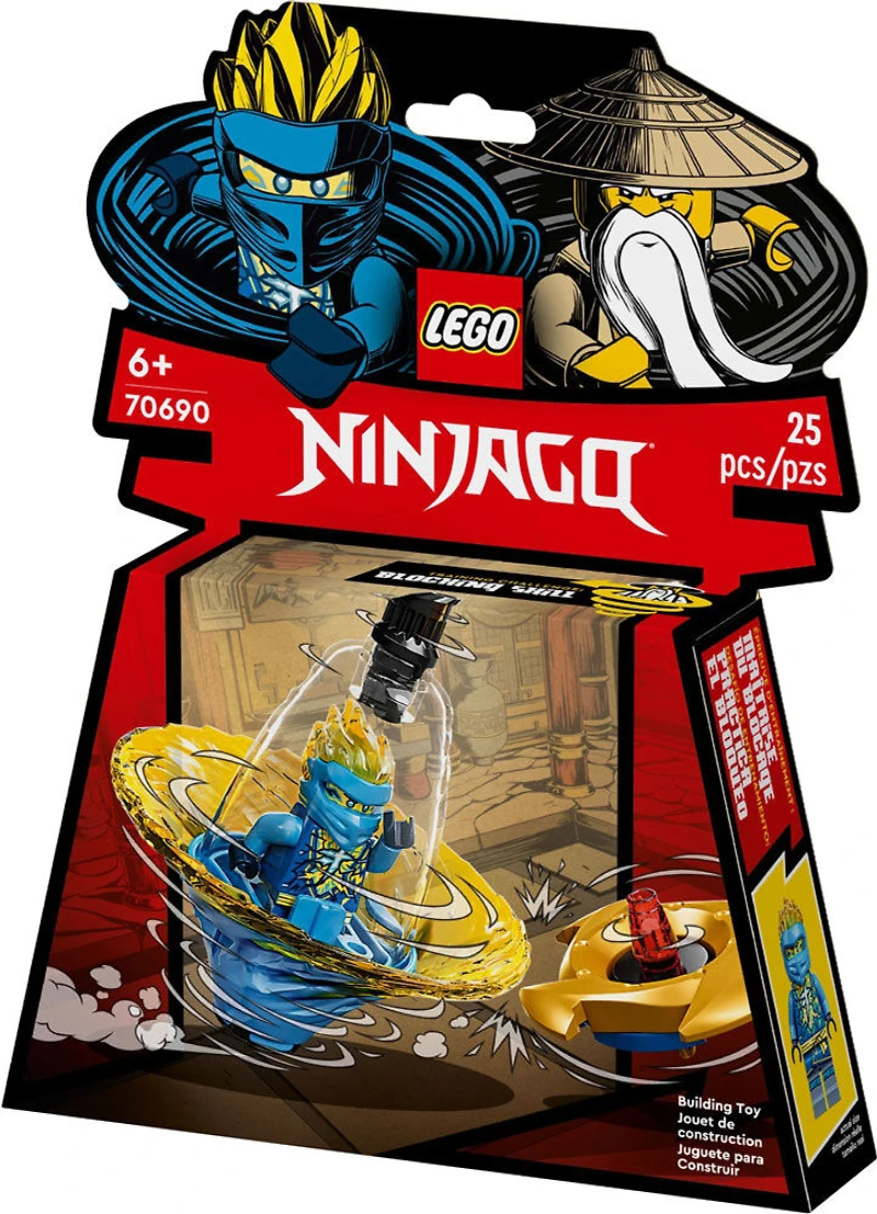 LEGO NINJAGO L'entraînement de ninja Spinjitzu de Jay 70690 Ensemble de construction (25 pièces)