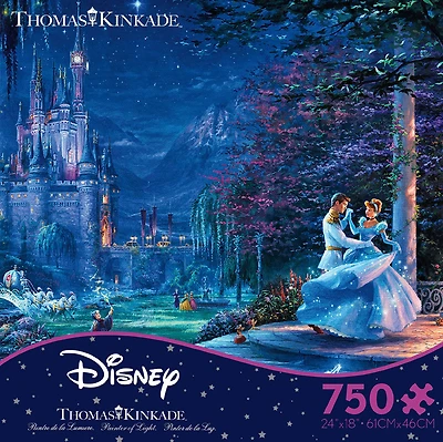 Ceaco - Thomas Kinkade - Disney - Cendrillon - Puzzle 750 pièces à emboîtement - Édition anglaise