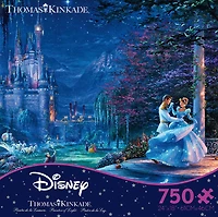 Ceaco - Thomas Kinkade - Disney - Cinderella - 750 Piece Interlocking Jigsaw Puzzle - English Edition