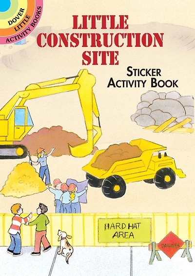 Little Construction Site Sticker Activity Book - Édition anglaise