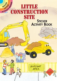 Little Construction Site Sticker Activity Book - Édition anglaise