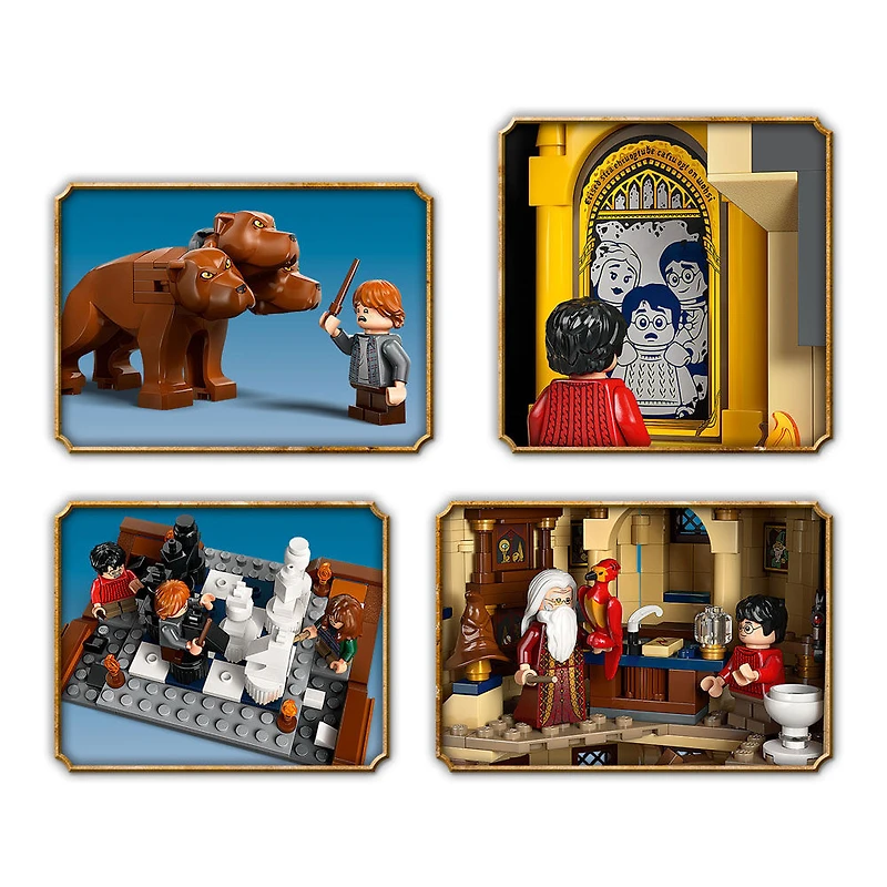LEGO Harry Potter Le Château de Poudlard : la Tour Principale, Cadeau de Sorcier, Ensemble de Jeu d'Aventure 76454