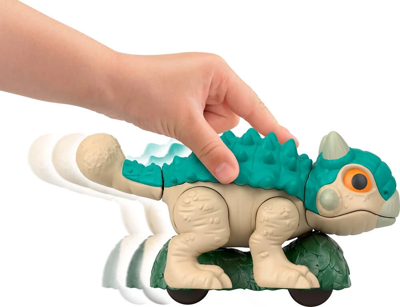 Fisher-Price Imaginext Jurassic World Ankylosaure, mouvement.