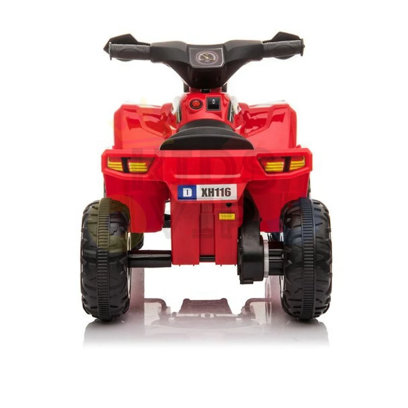 VTT à conducteur porté KidsVip 6V X Edition - Rouge - Édition anglaise